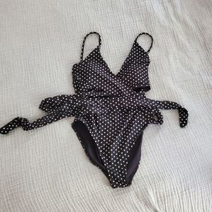 Aerie Wrap Full Coverage One Piece Swimsuit